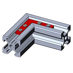 Уголок внутренний 20 серия 30х30 RAL9006